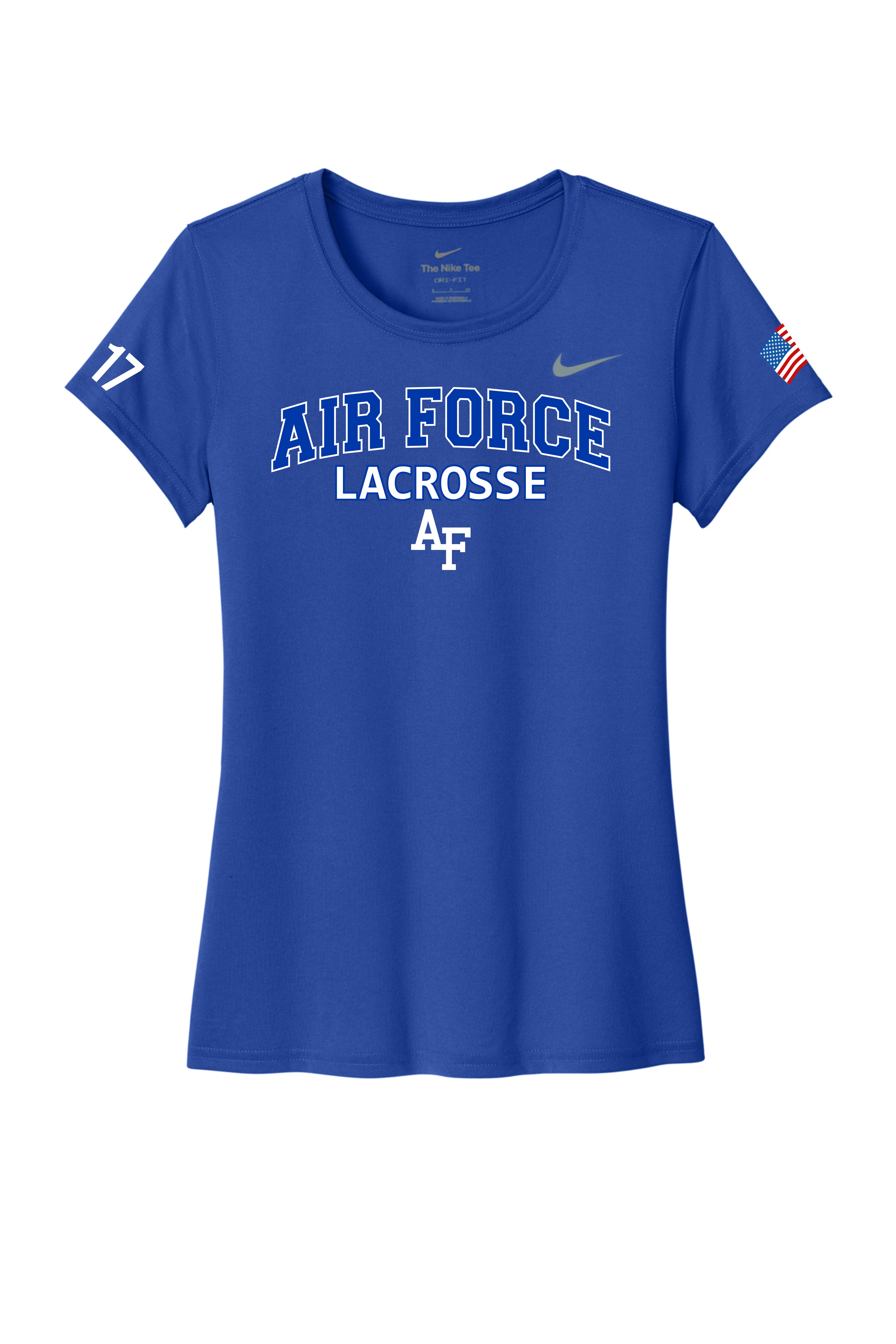 Nike Women's Team rLegend Tee with AF Lacrosse Arch design