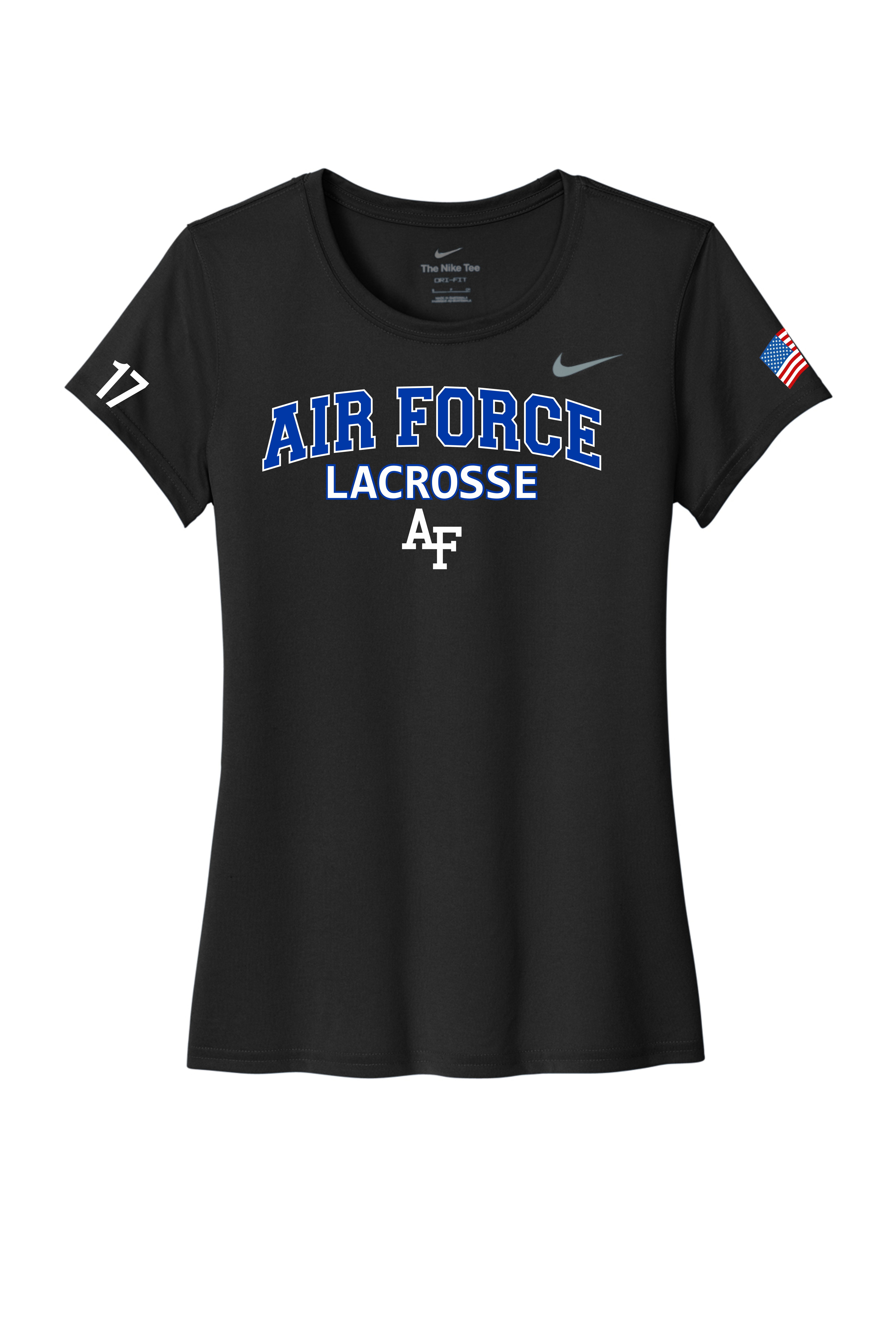 Nike Women's Team rLegend Tee with AF Lacrosse Arch design