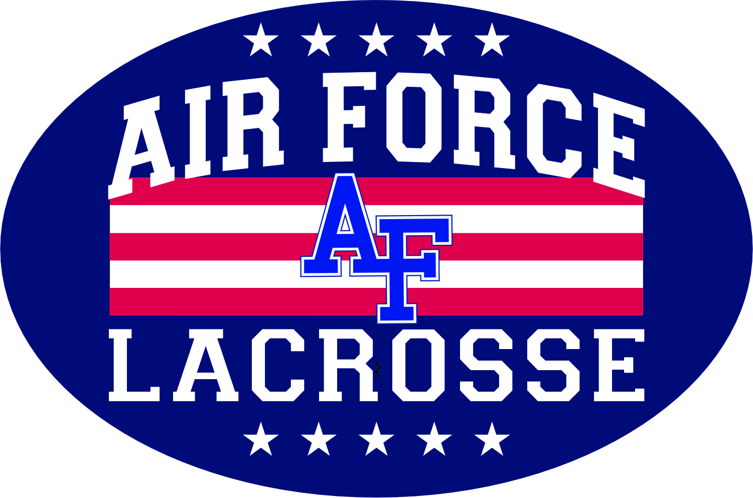 Air Force Lacrosse Car Magnets