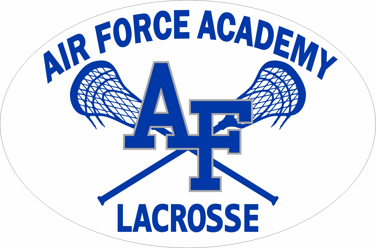 Air Force Lacrosse Car Magnets