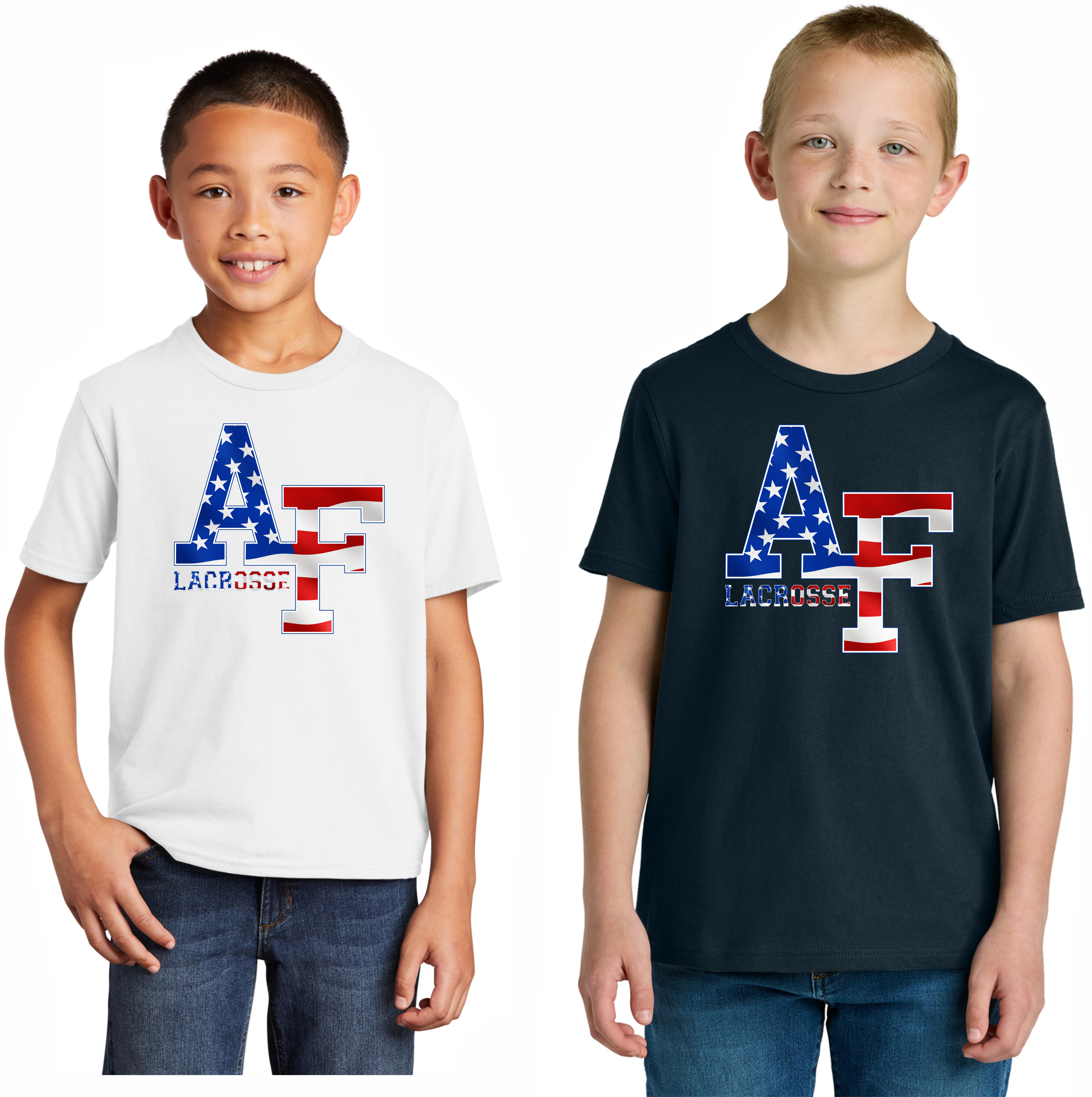Youth AF Flag Lacrosse T-Shirt