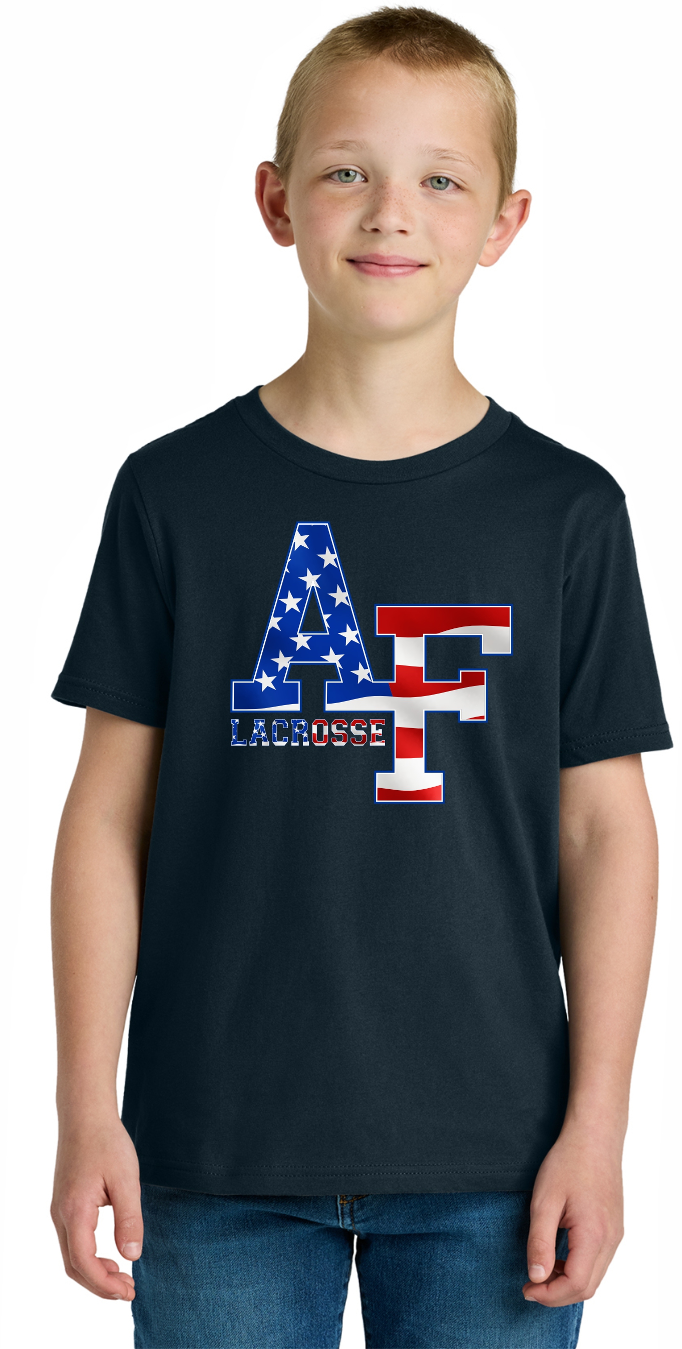 Youth AF Flag Lacrosse T-Shirt
