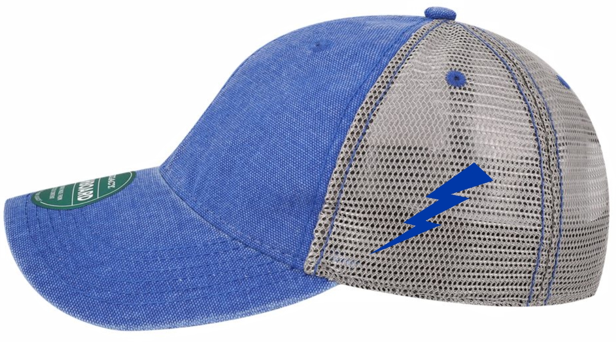 Legacy Dashboard Trucker Cap with Lightning bolt on side