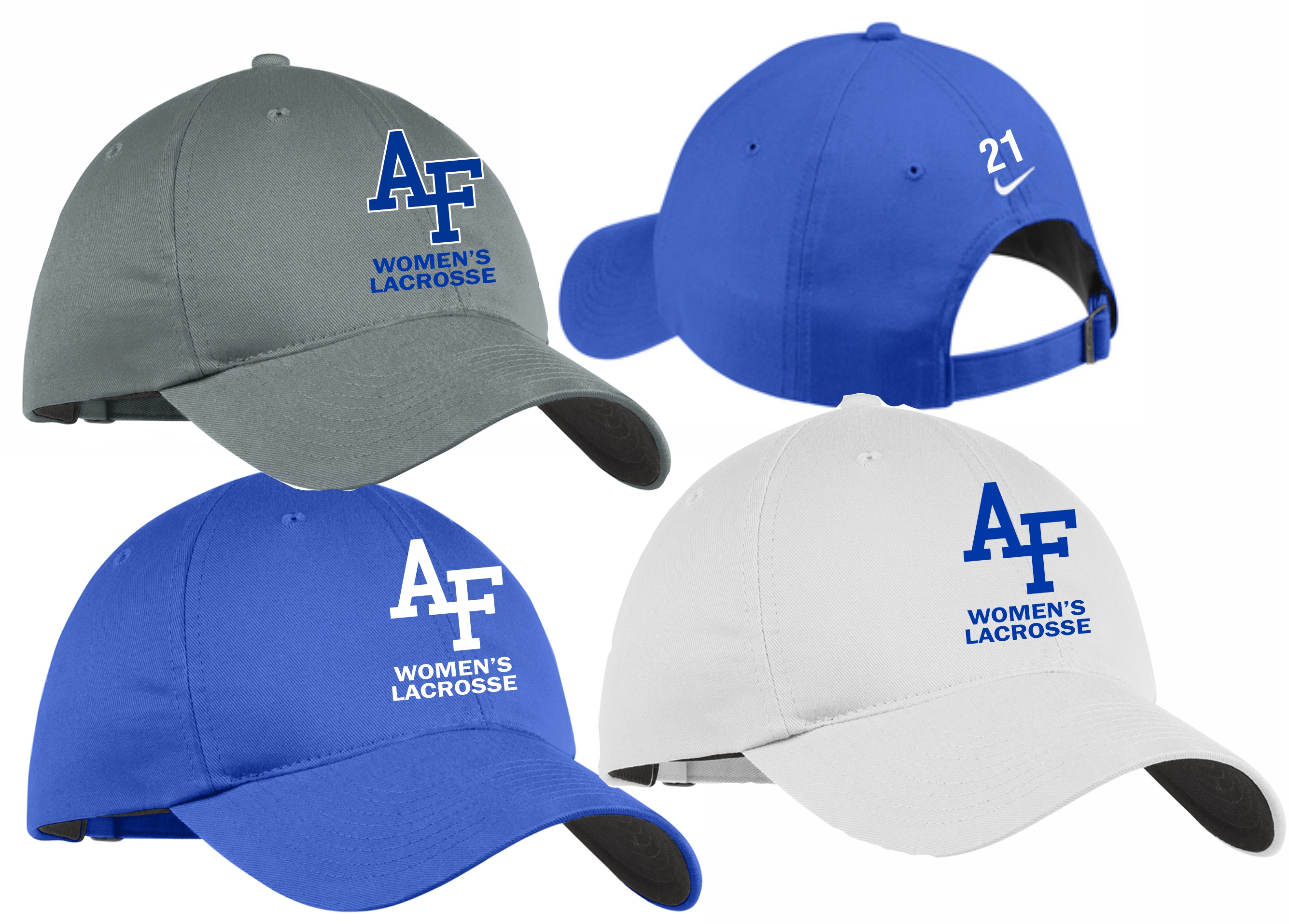 Nike Cotton/Poly Twill Unstructured Women's Lacrosse Caps