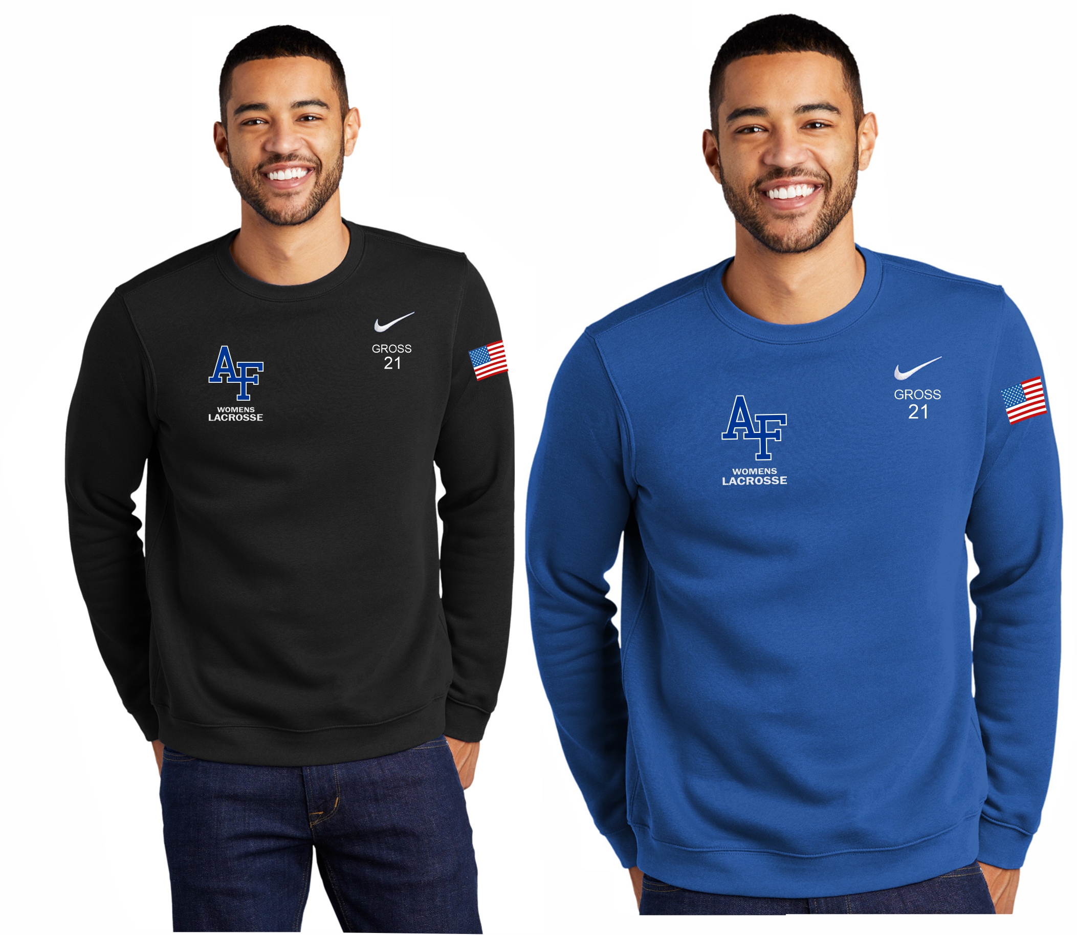 Nike Club Fleece Crewneck Sweatshirt -Women's Lacrosse