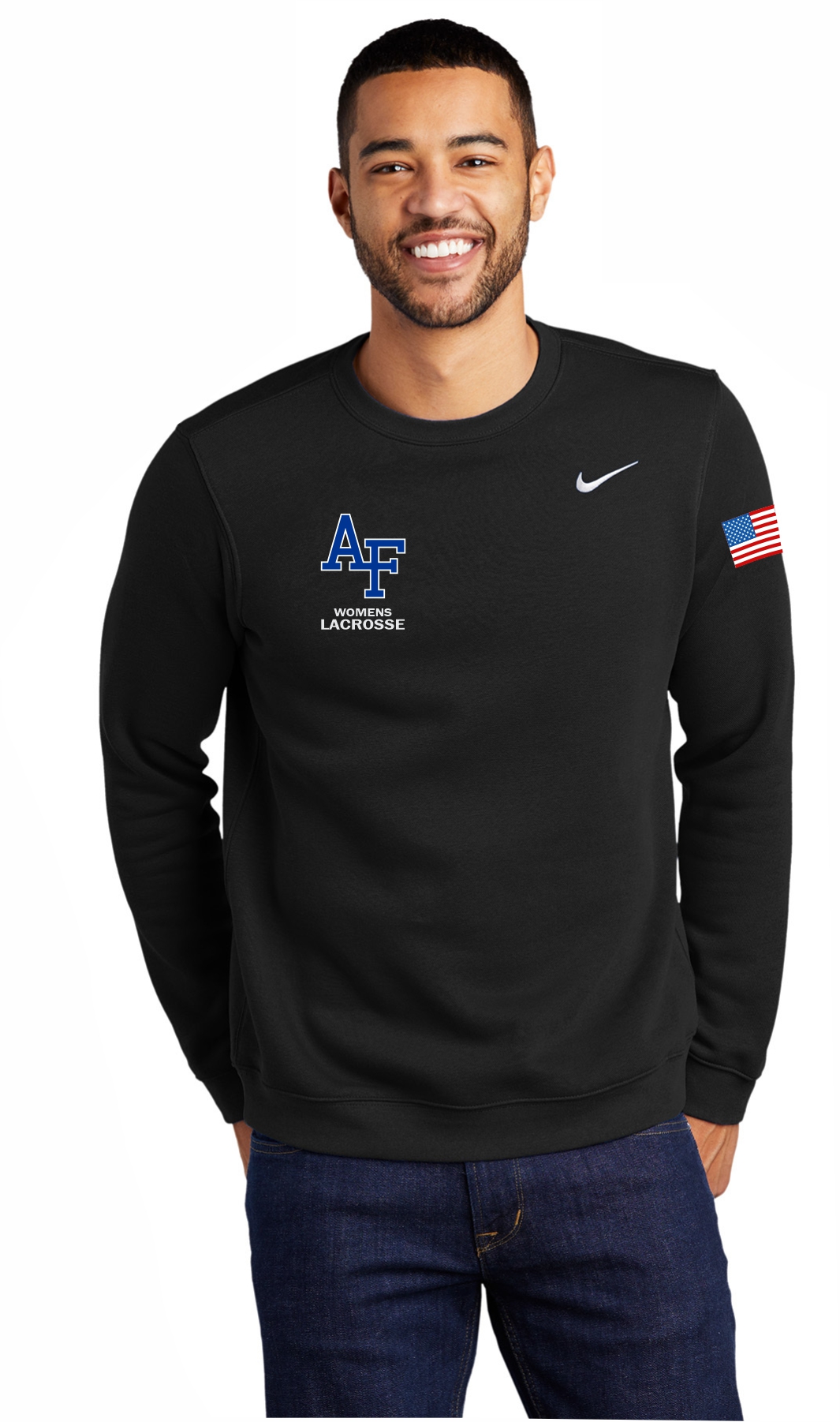 Nike Club Fleece Crewneck Sweatshirt -Women's Lacrosse
