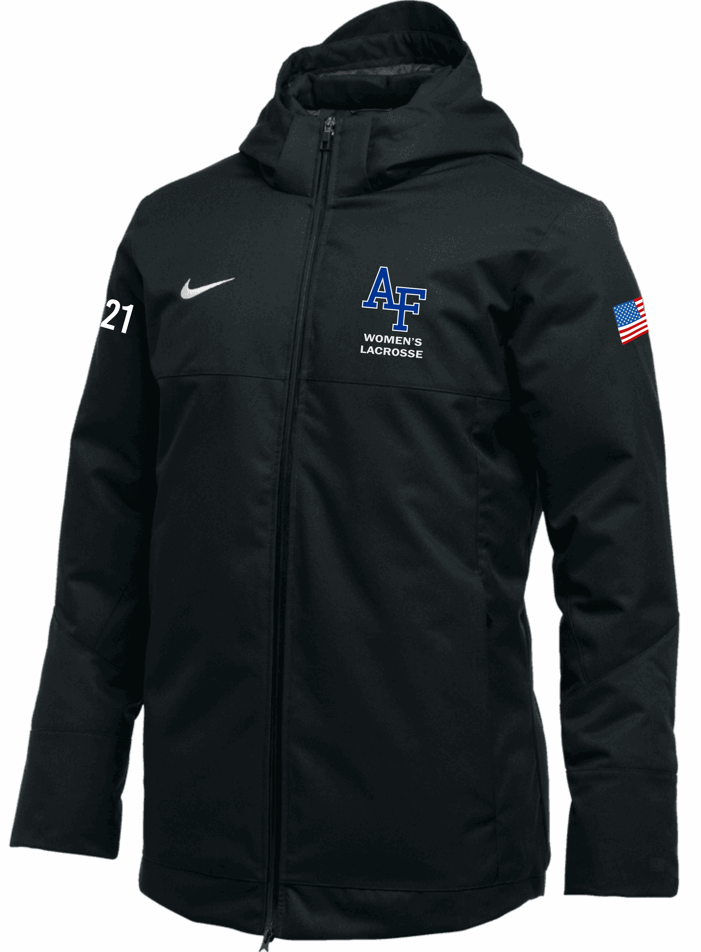 Nike Team Down Fill Parka - Women's Lacrosse Design