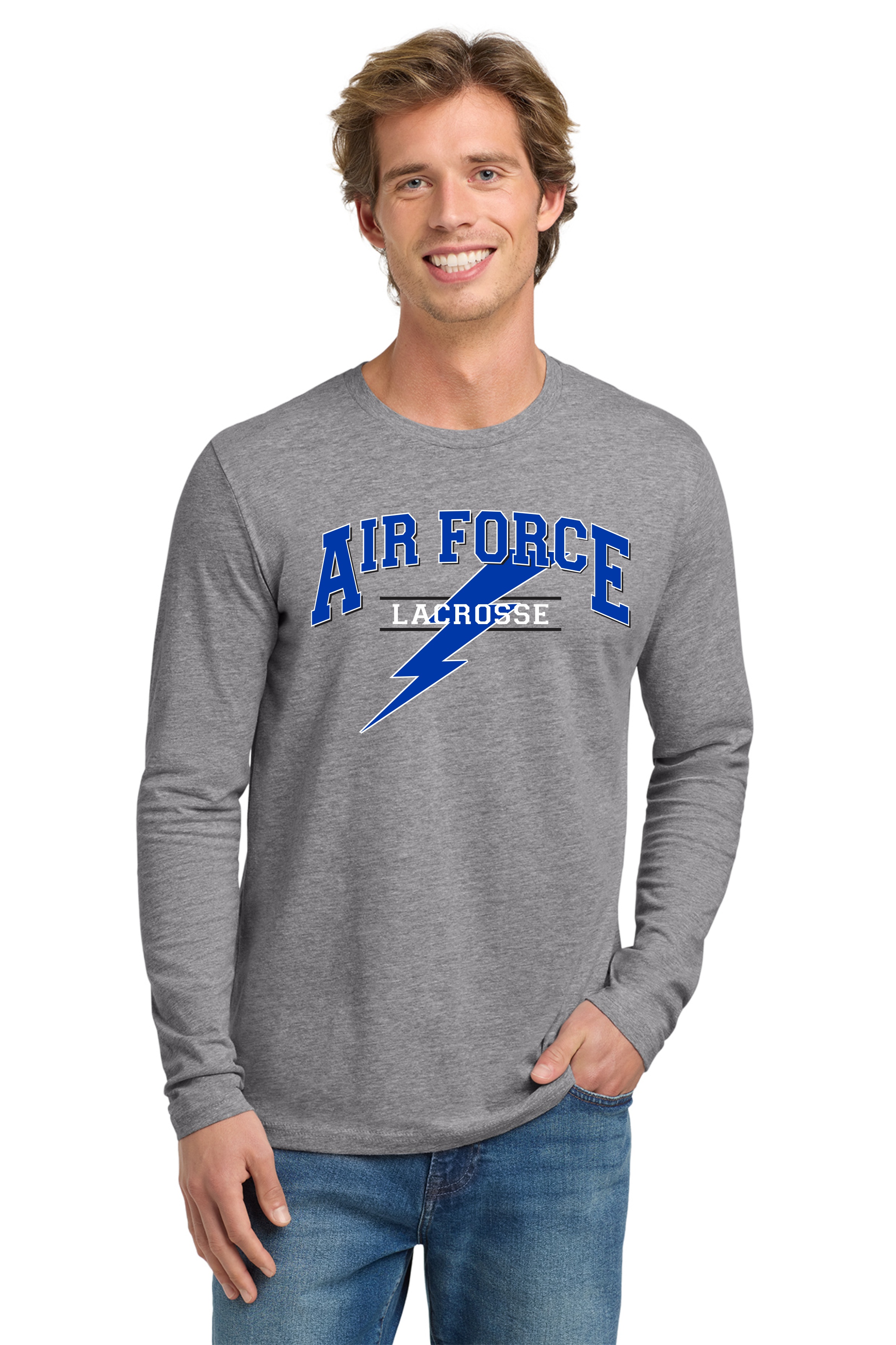 Air Force Lacrosse Lightning Bolt T-Shirt