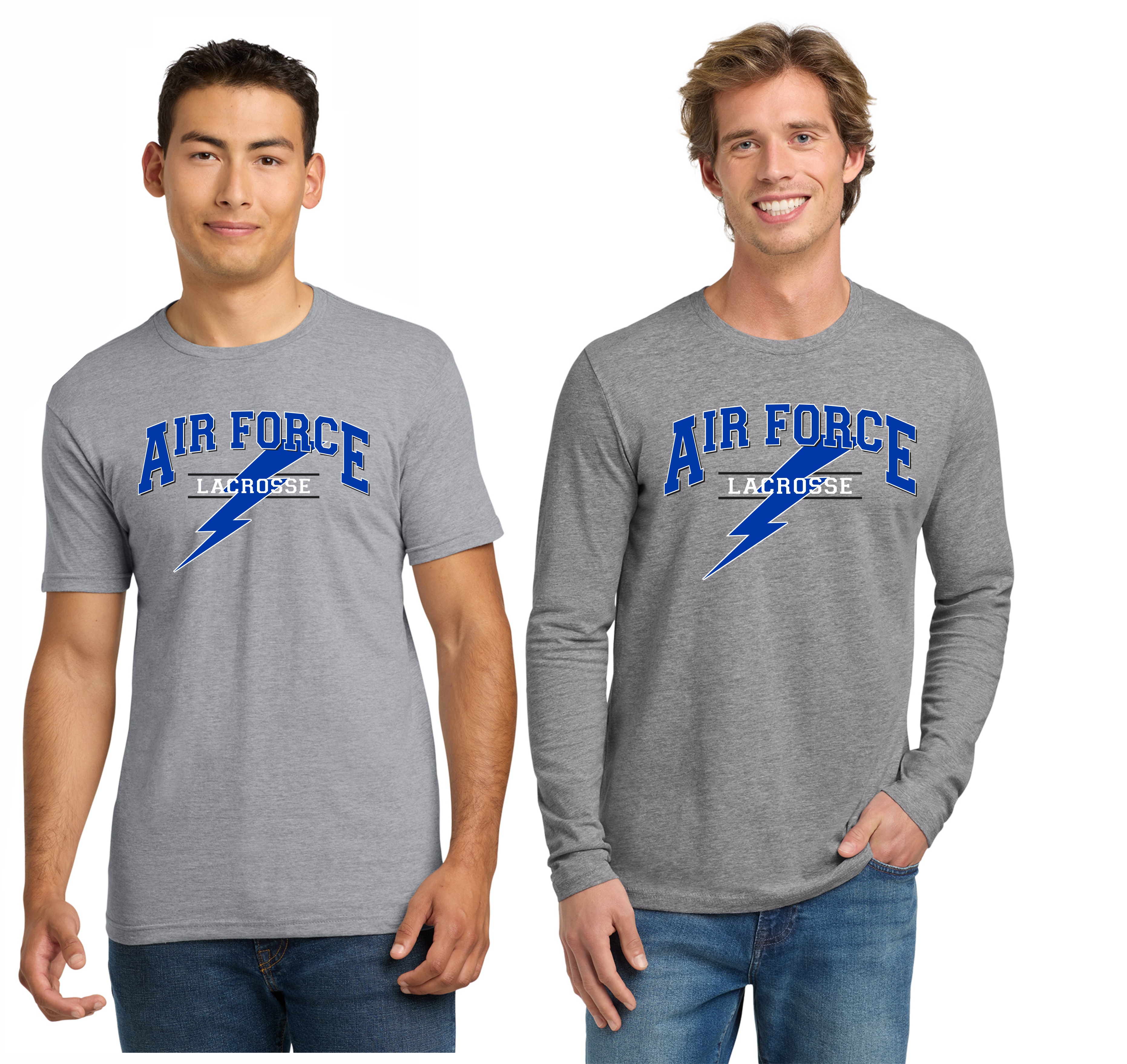Air Force Lacrosse Lightning Bolt T-Shirt