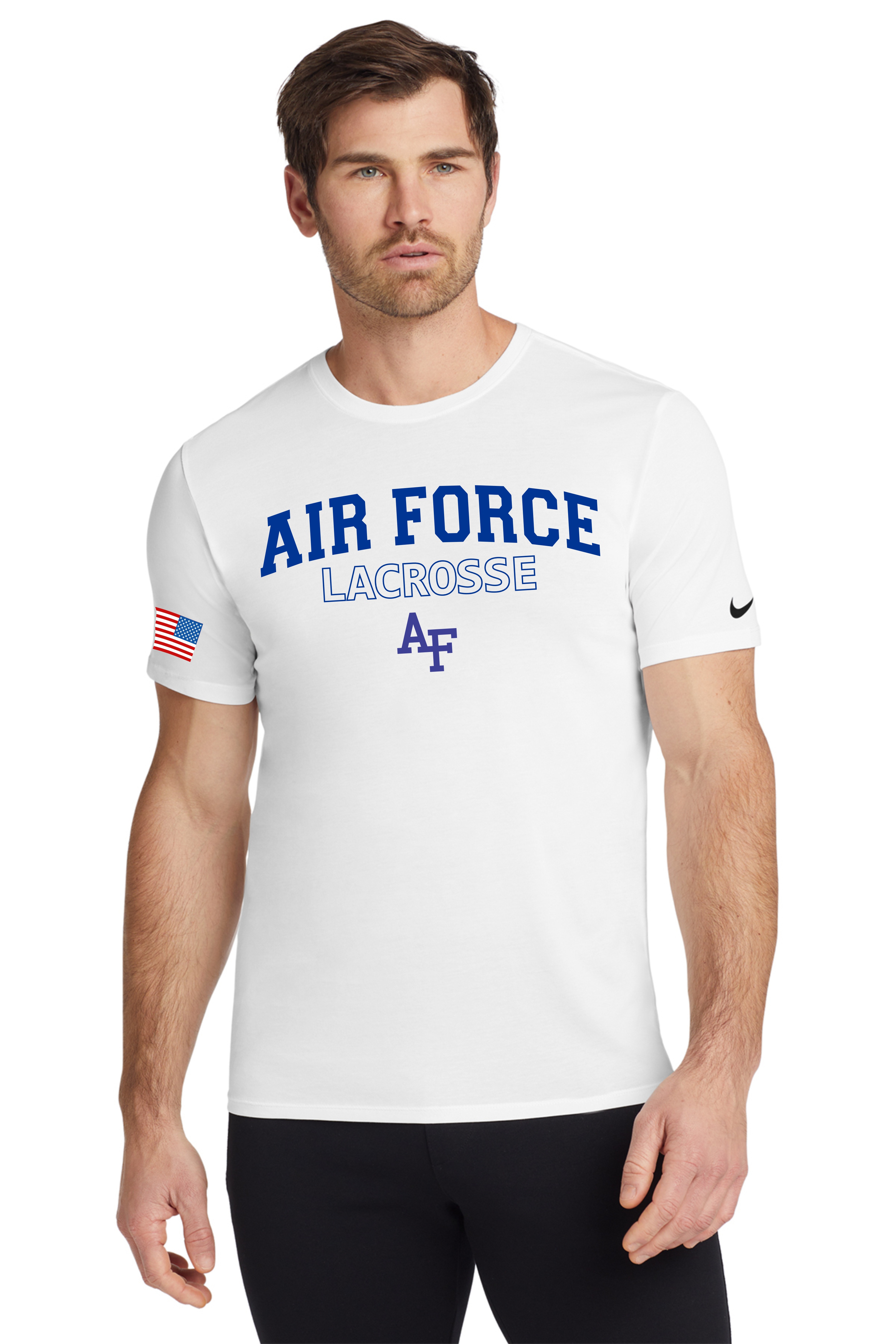 Nike Dri-FIT Cotton/Poly Tee with AF Arch design