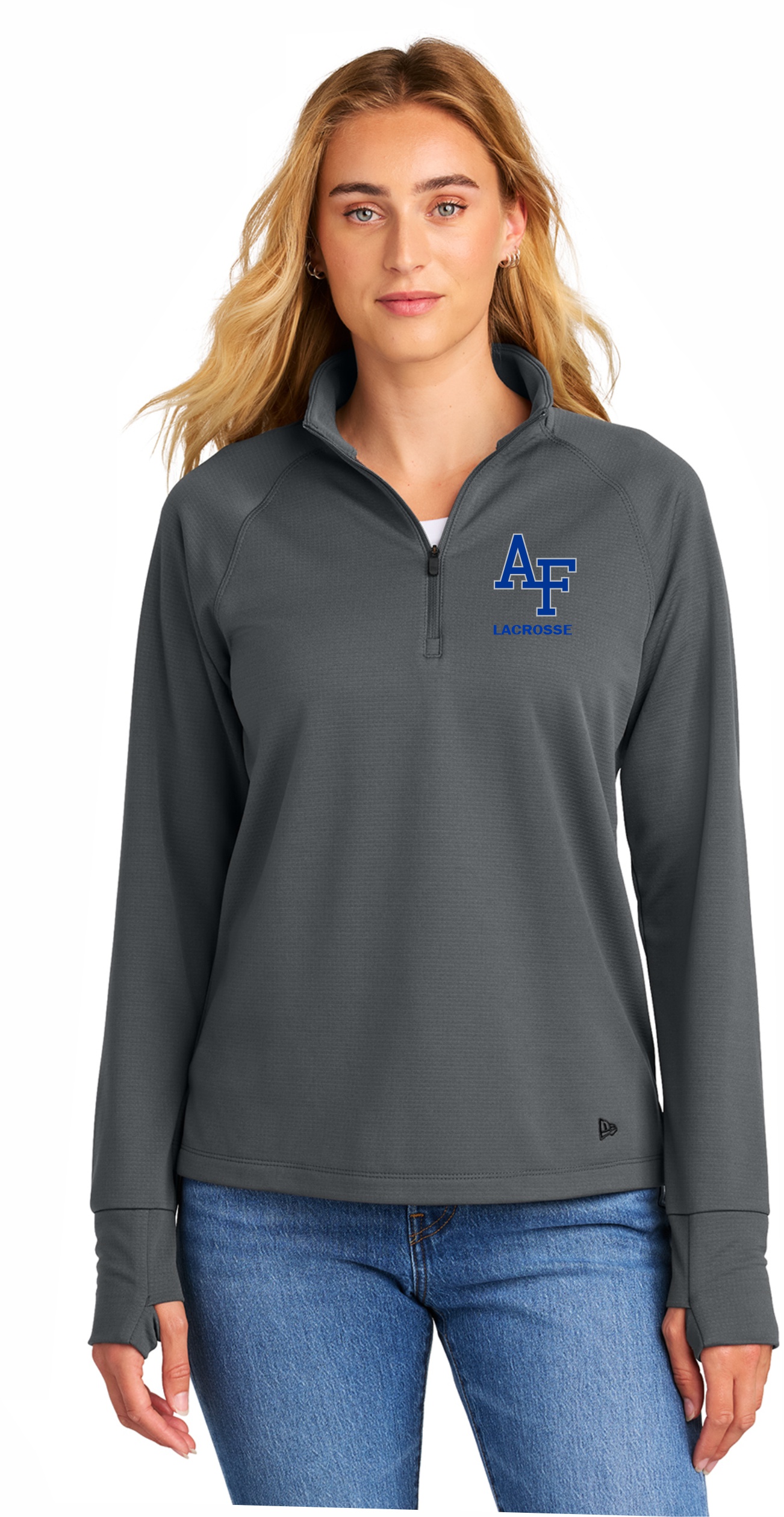 New Era Ladies Air Force Lacrosse 1/4 Zip Pullover