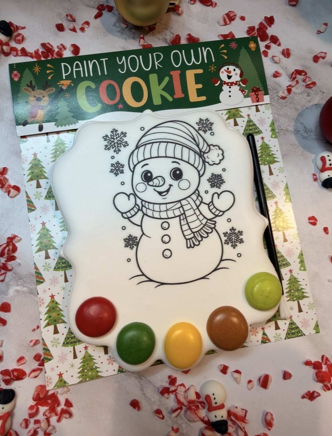 PYO Snowman Cookie