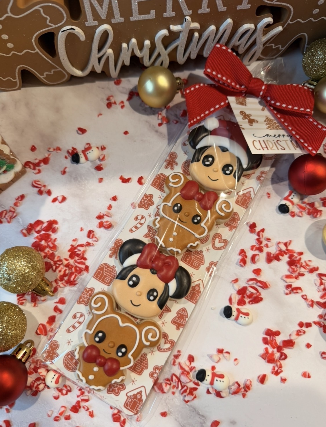 Mickey & Minnie Gingerbread Mini Cookie Set