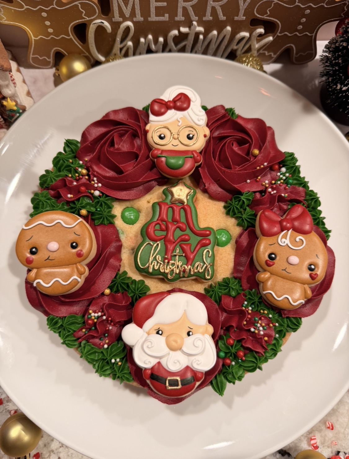 Christmas Cookie Cake (8”)