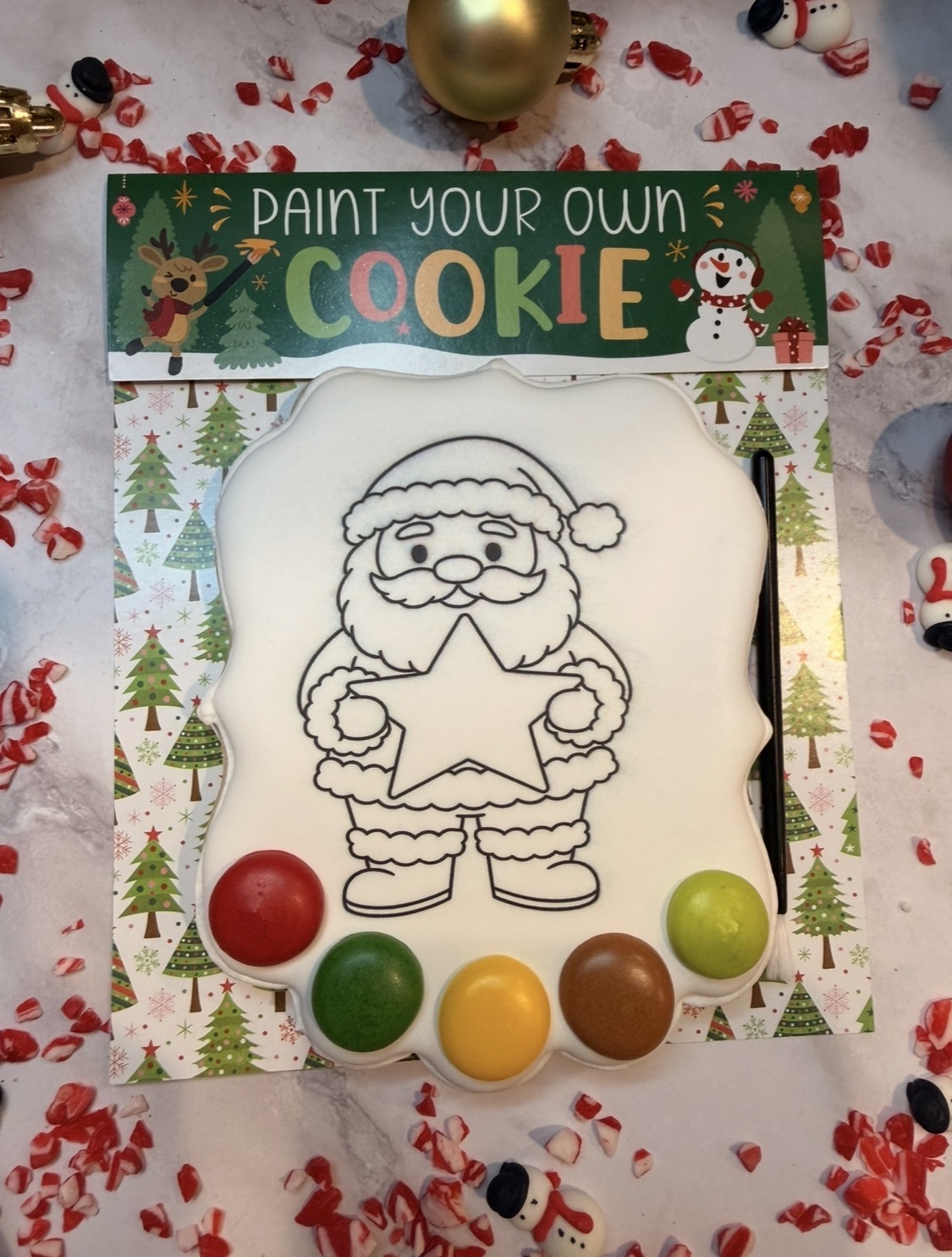 PYO Festive Santa Cookie