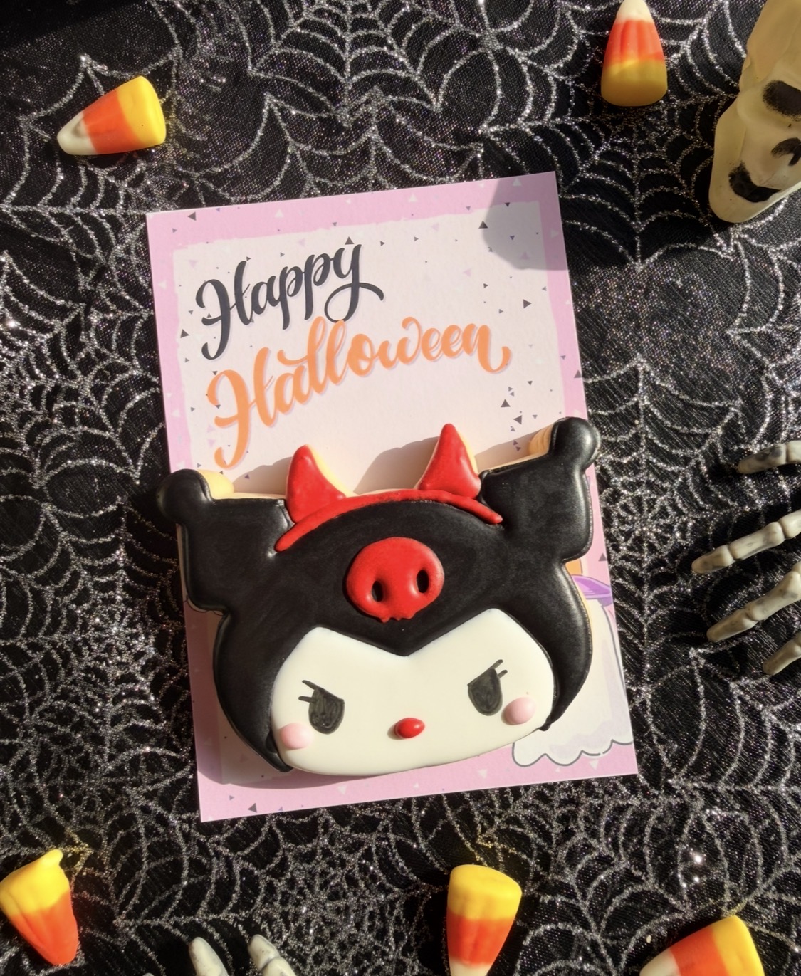 Devil Kuromi Halloween Cookie