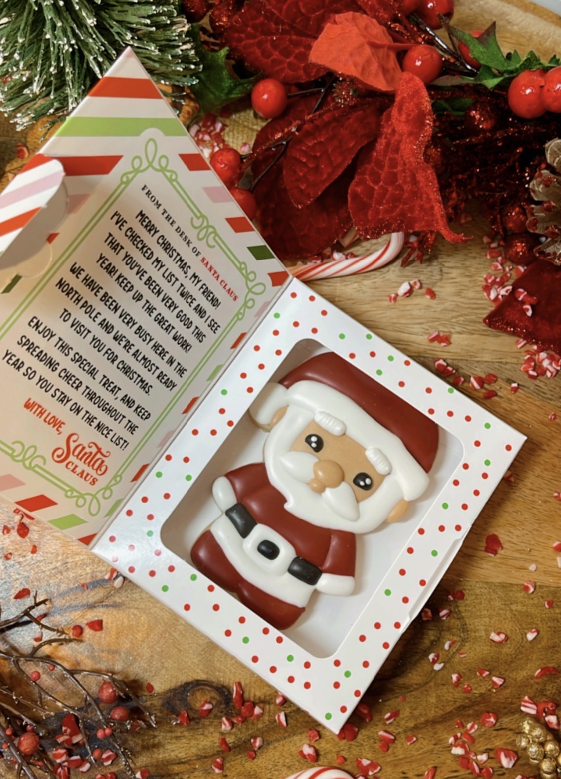Santa Cookie Gift Box