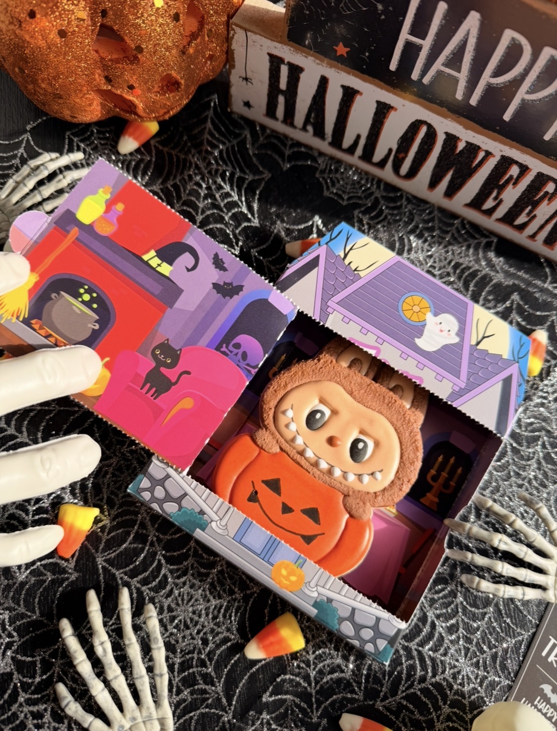 Labubu Halloween Cookie Surprise Box 