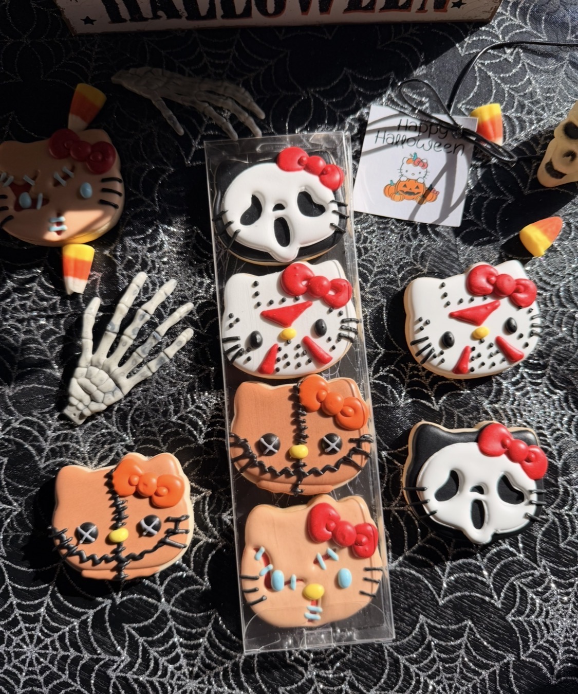 Scary Cute Hello Kitty Faces Set