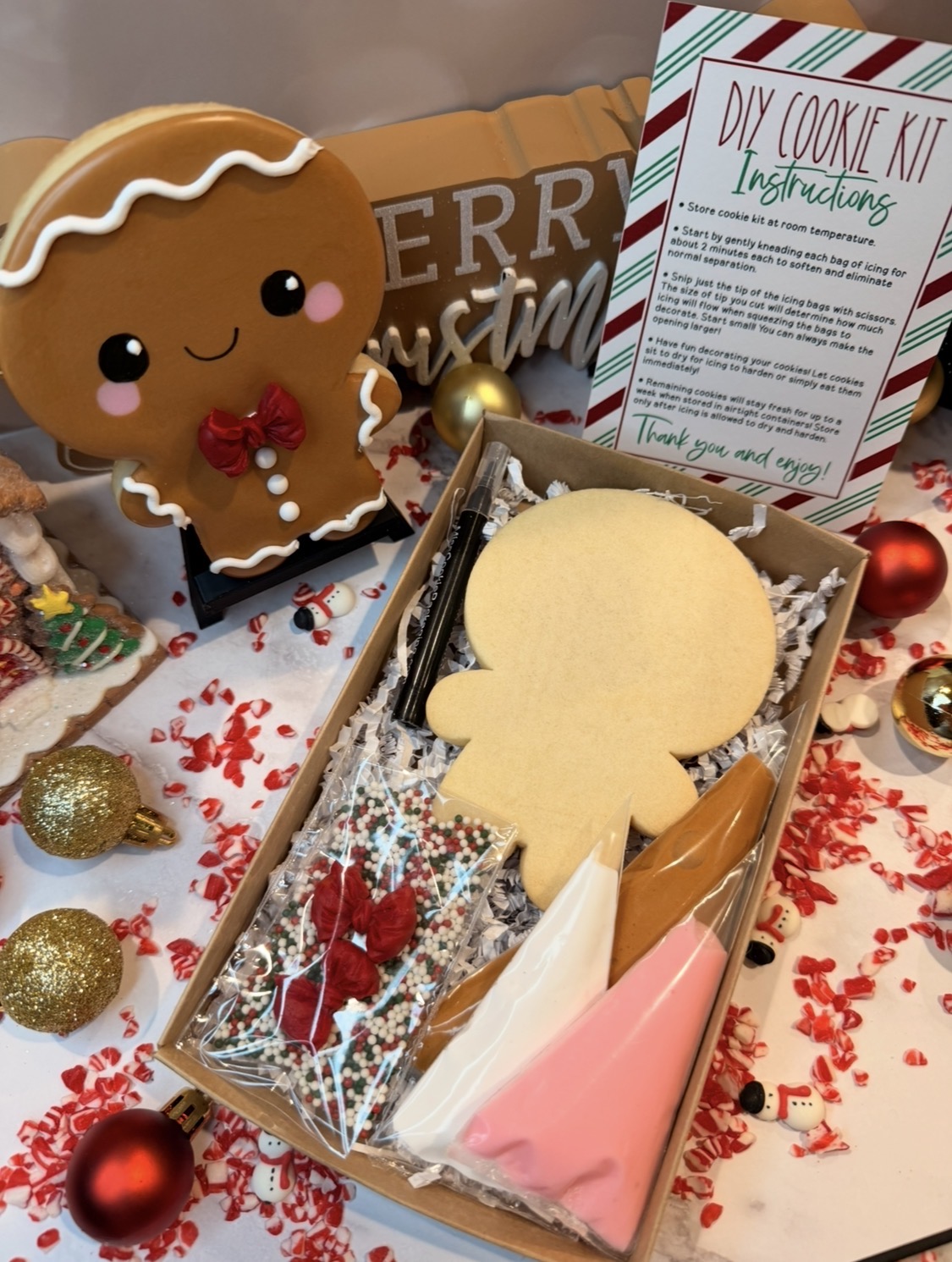 Gingerbread Decorating Cookie Kit