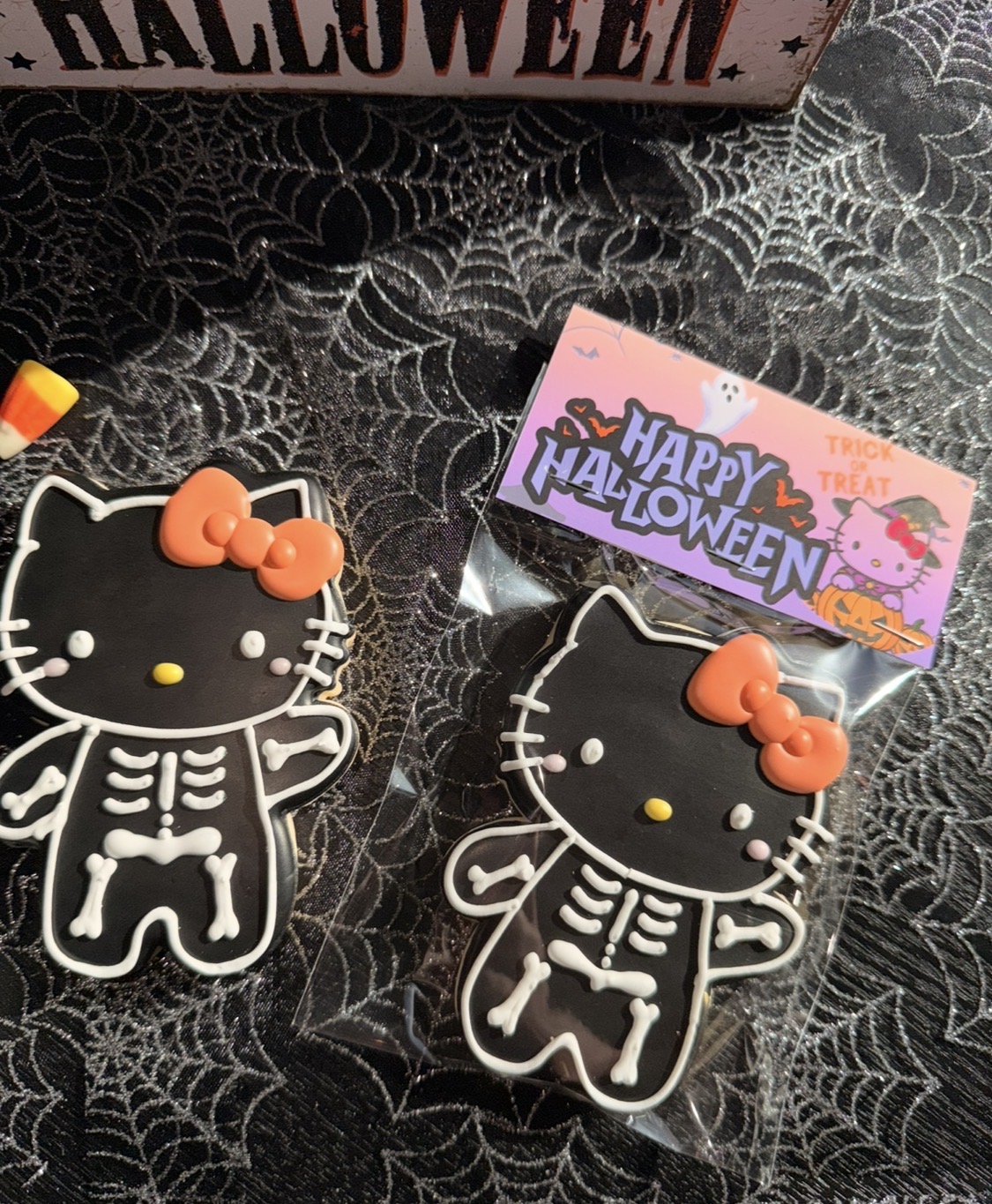 Skeleton Hello Kitty Cookie