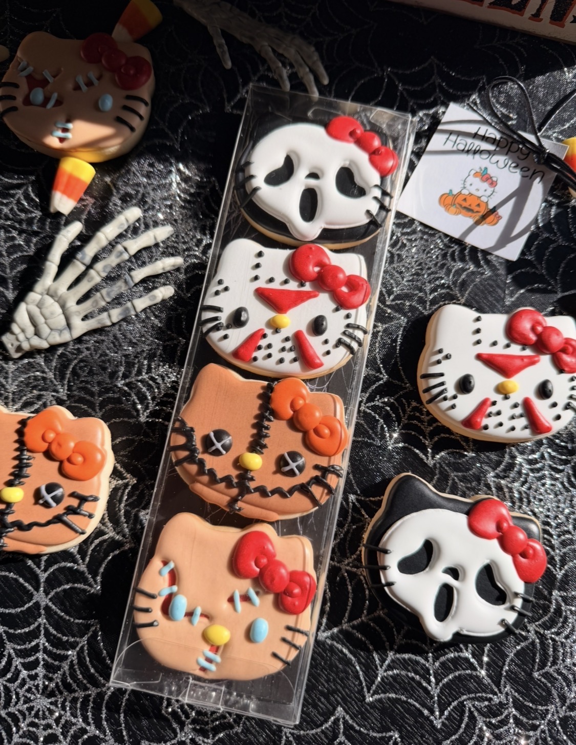 Scary Cute Hello Kitty Faces Set