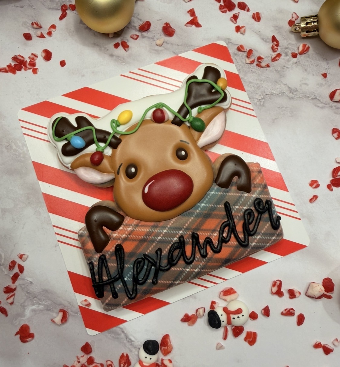 Rudolph Name Cookie