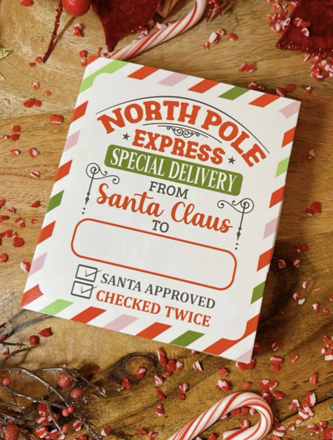 Santa Cookie Gift Box