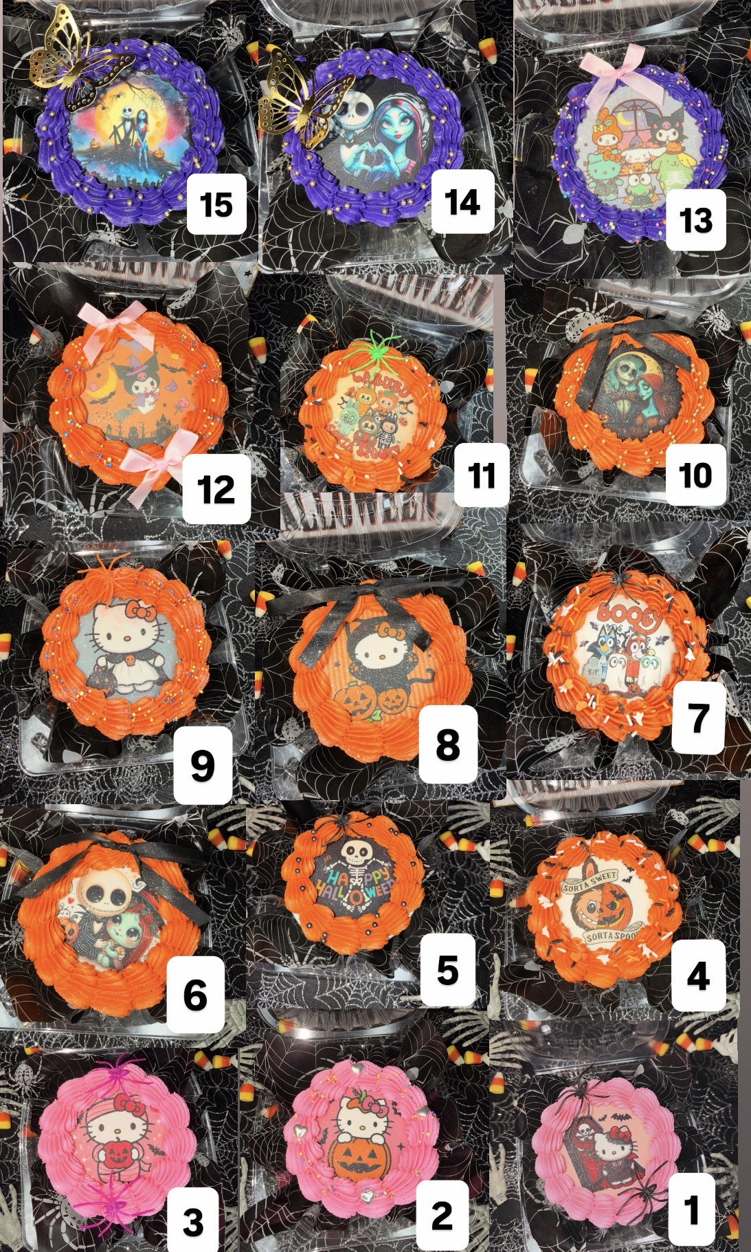 Halloween Bento Cake Pre-Order Special – 3 for $60!