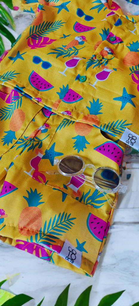 Colorful Summer Outfit- Kids unisex CO-SET