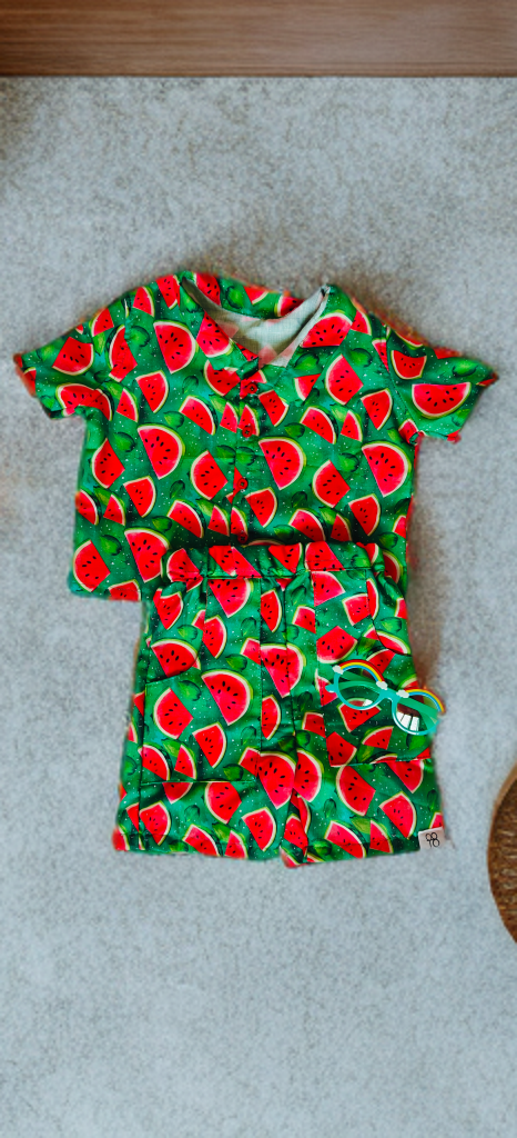 Watermelon Print Kid's UNISEX co-set