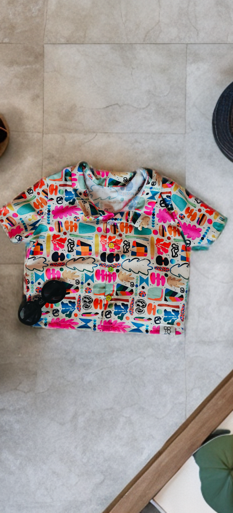 Colorful summer's Outfit Kids Unisex Co-set