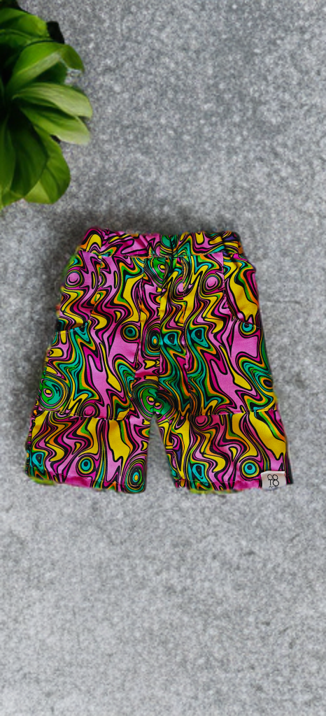 Colorful Kids' Outfit Unisex SUMMER clothing