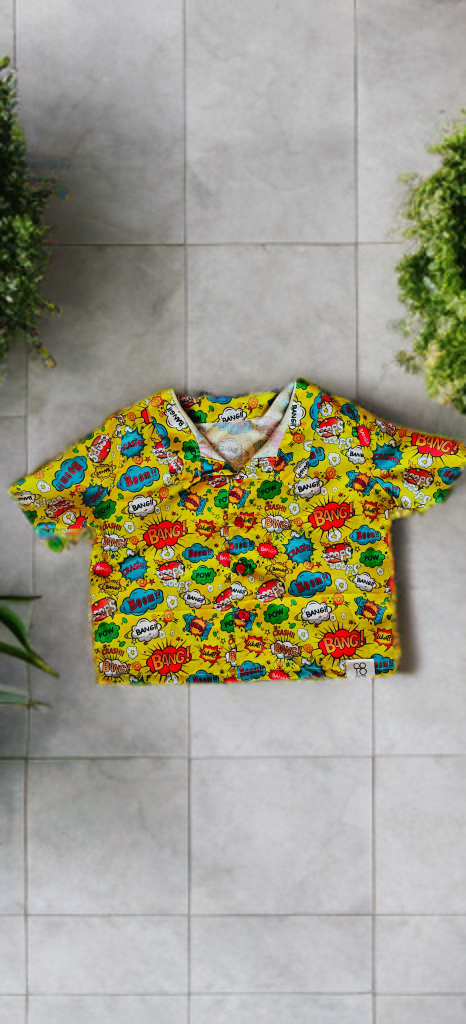 Kids's Comic-Themed Unisex co-set