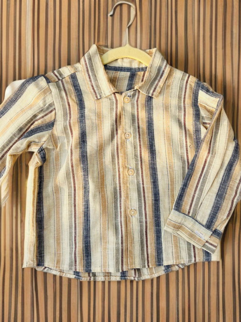 Striped Button-Up co-set
