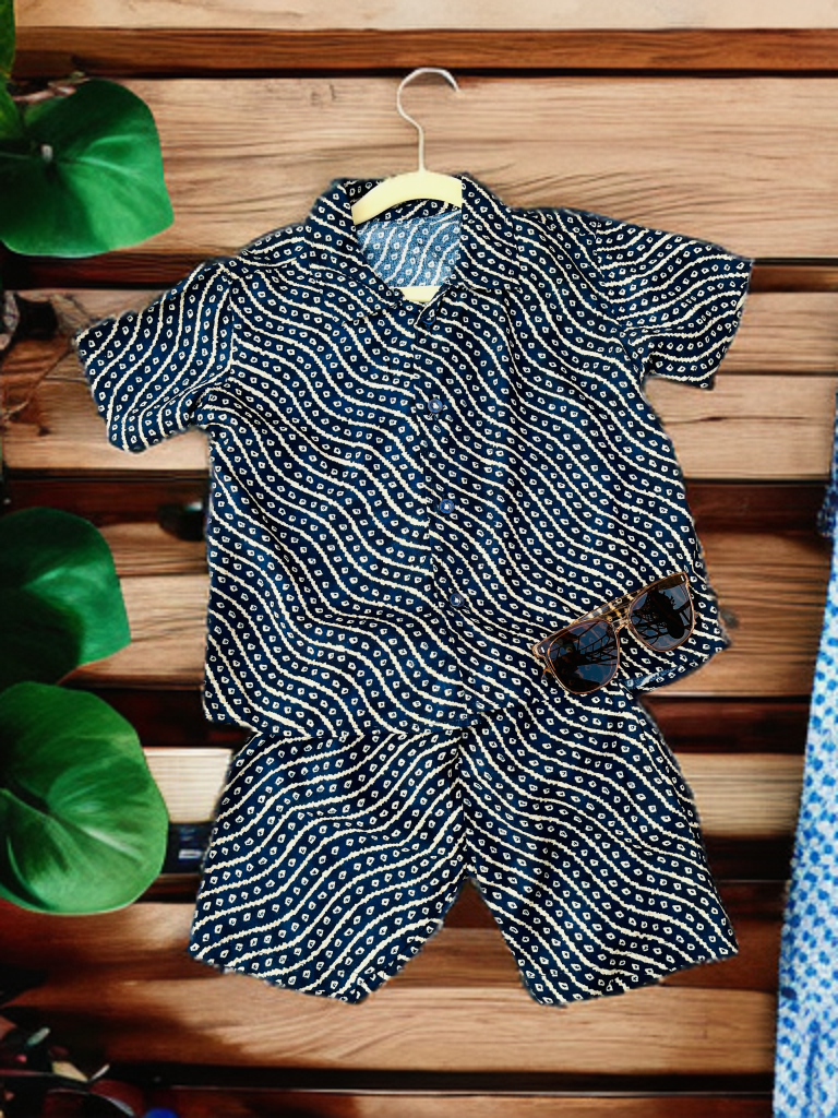 Vintage Patterned kids co-set