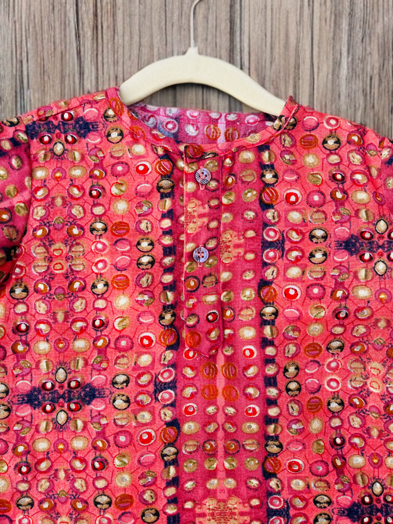 Colorful Polka Dot Shirt