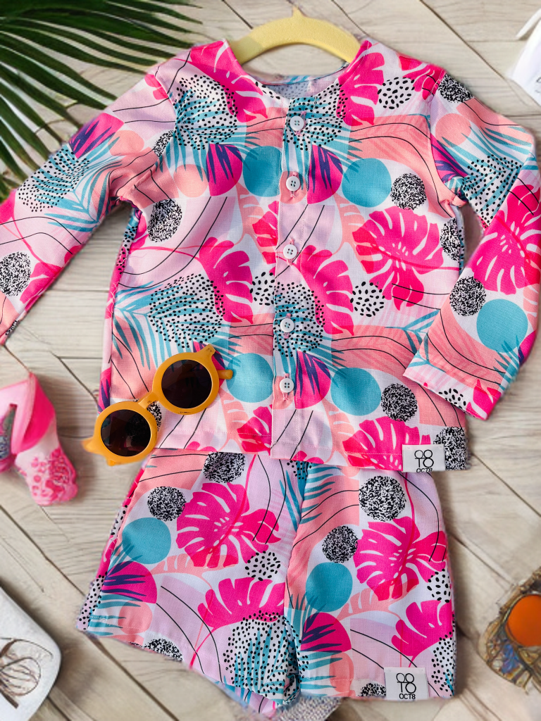 Colorful Children's Outfit - Unisex co-set