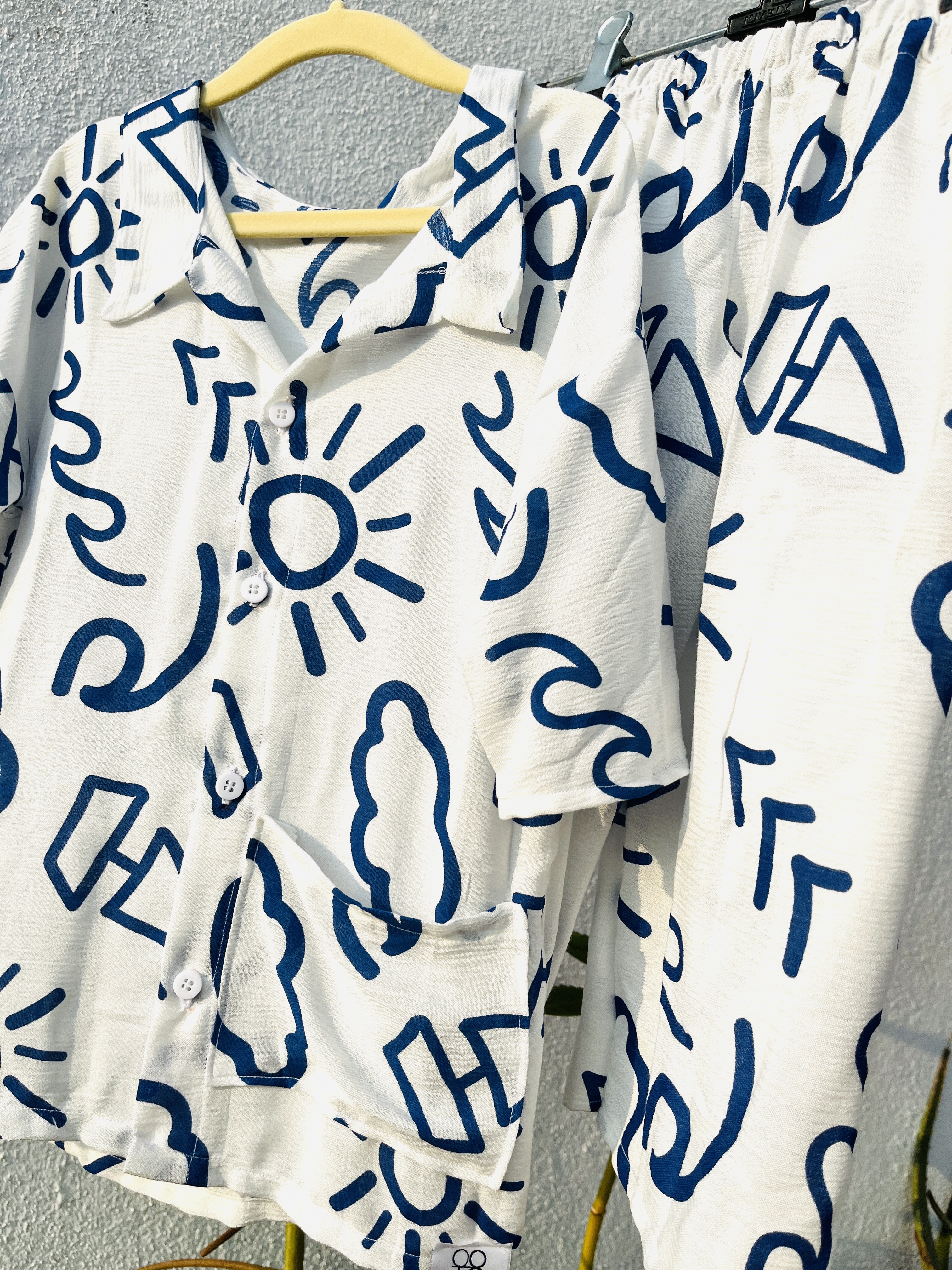 Kids Printed Co- Set Unisex