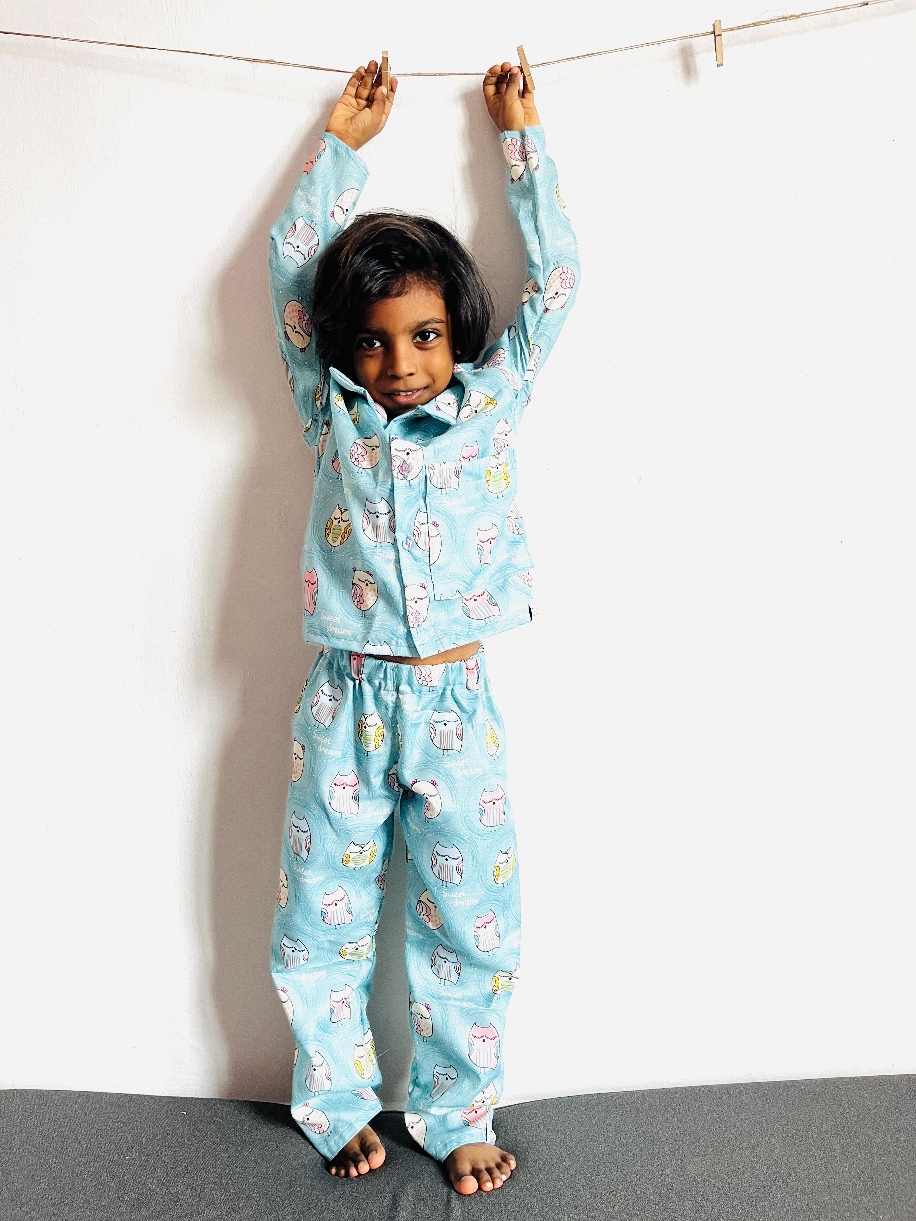 Unisex kids Cartoon Pajama Set