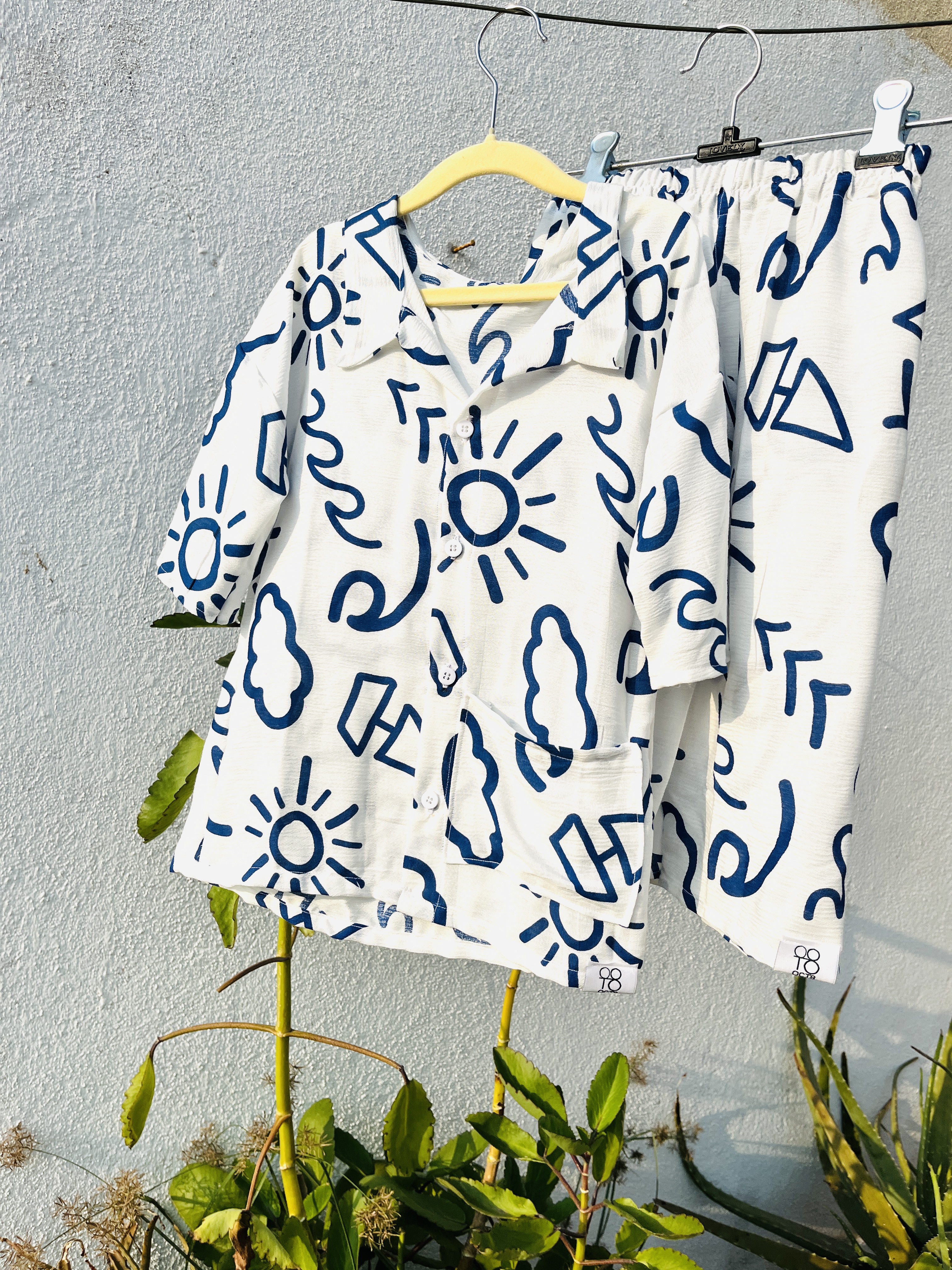 Kids Printed Co- Set Unisex