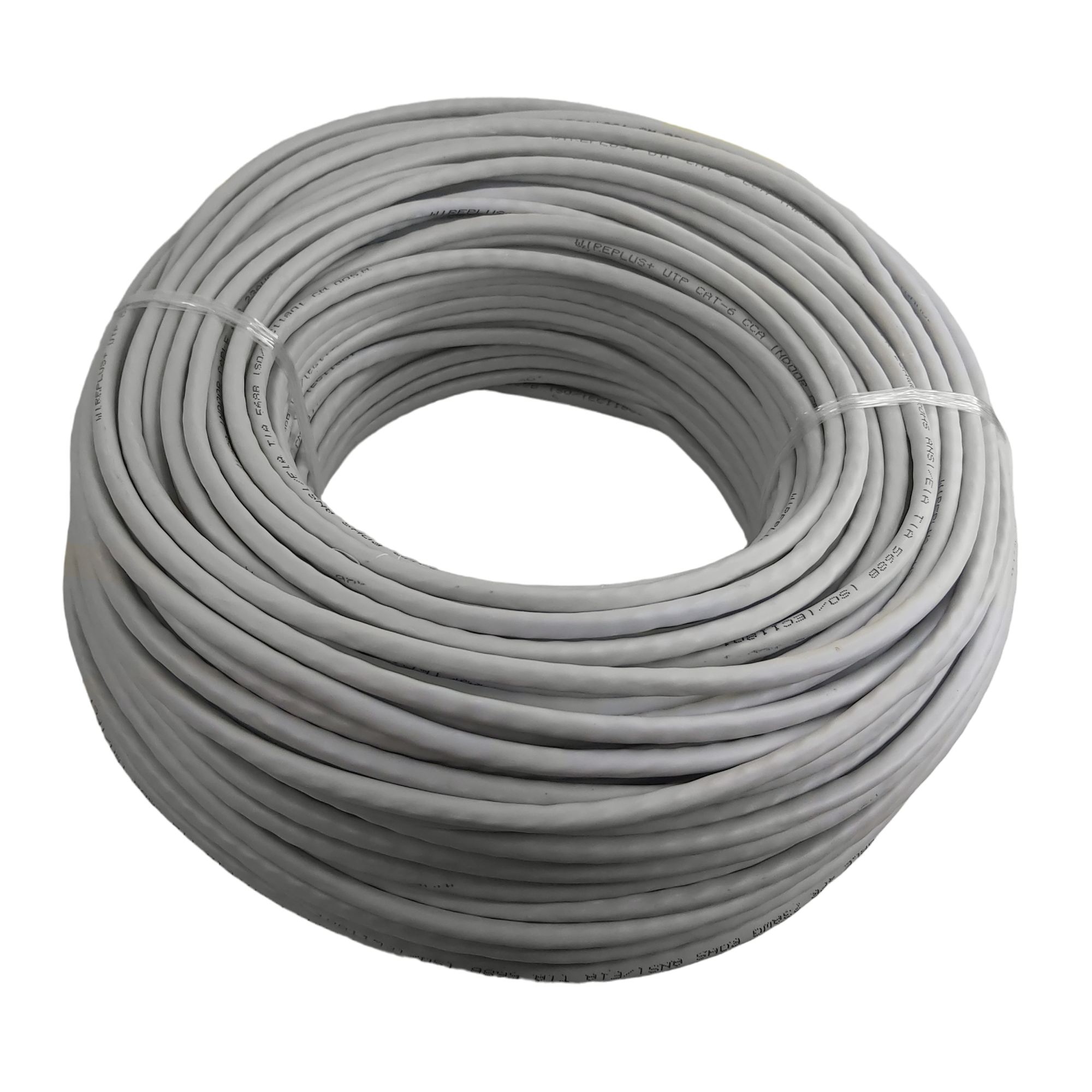 Bobina 100 Metros Cable UTP Cat 6 Gris 8 hilos 0.50mm CCTV