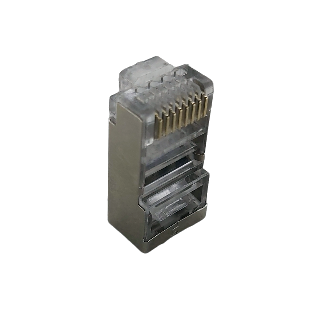 Plug Conector Rj45 FTP Cat 6 Blindado Bolsa 100 piezas