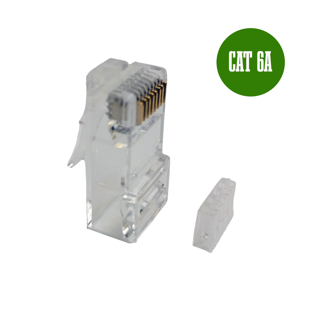 Plug Conector Rj45 Cat 6a Bolsa 100 piezas
