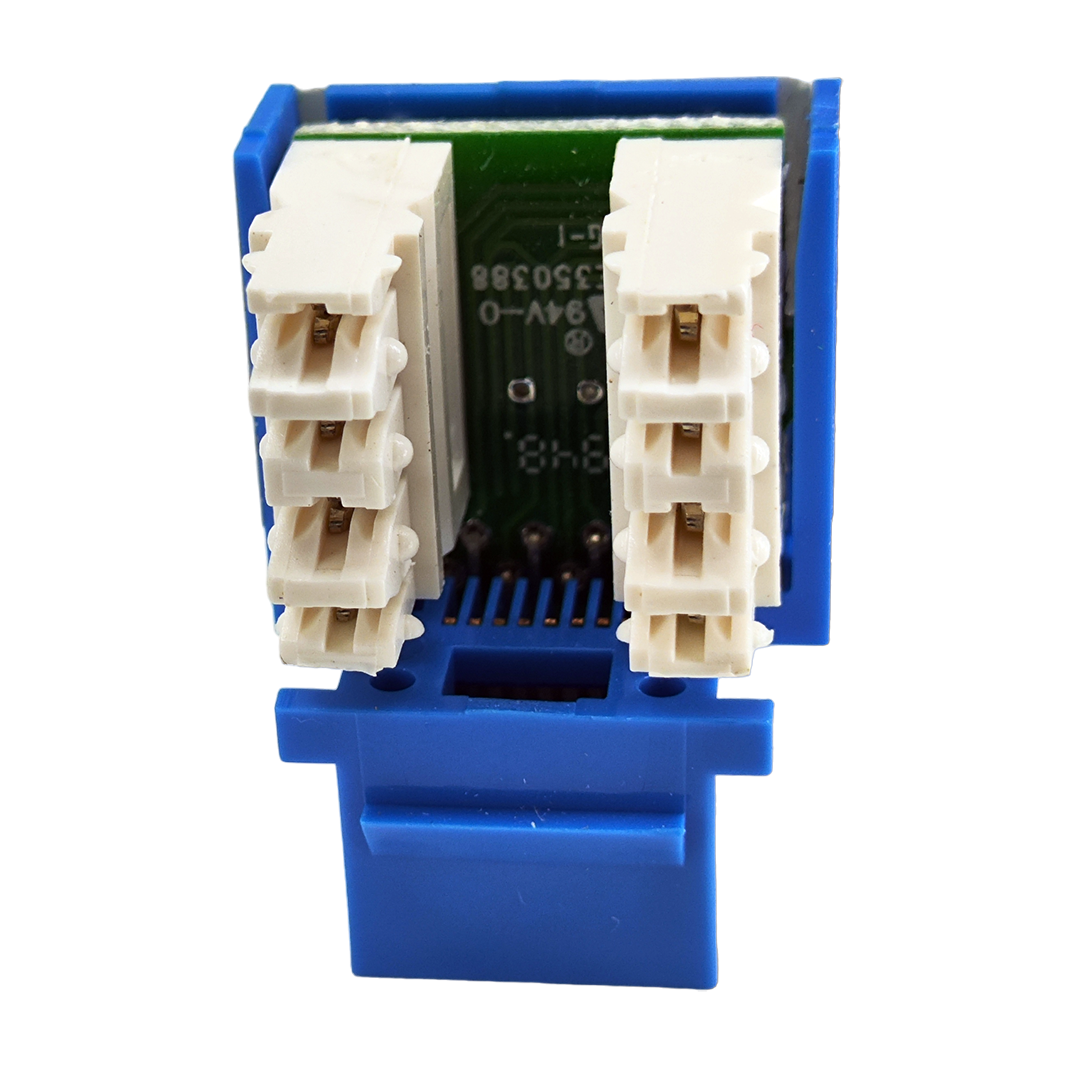 Jack Rj45 Cat 5e Azul Utp Conector Hembra Red 1 Pieza