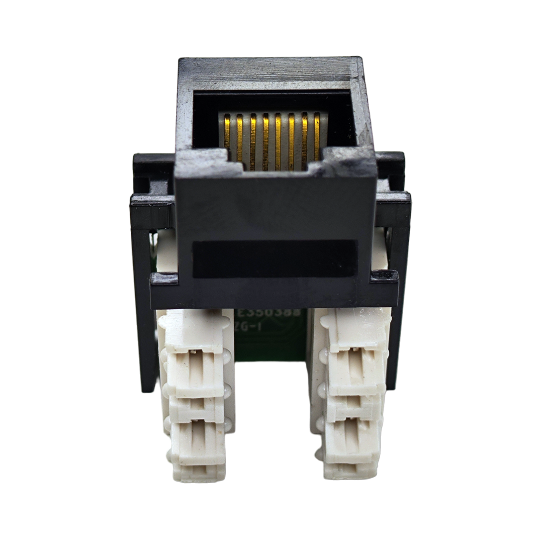 Jack Rj45 Cat 5e Negro Utp Conector Hembra Red 1 Pieza