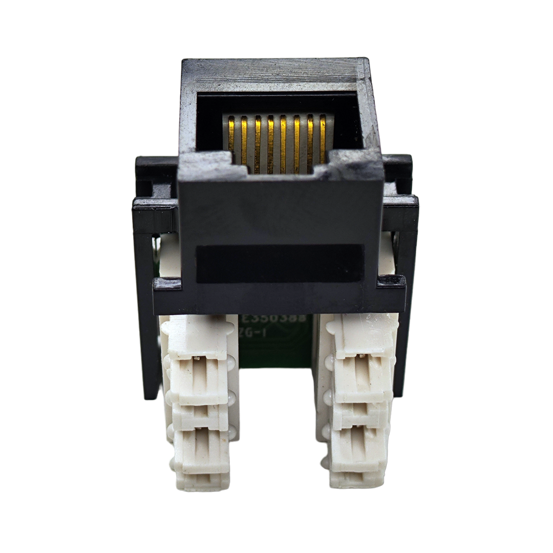 Jack Rj45 Cat 5e Negro Utp Conector Hembra Red 10 Piezas