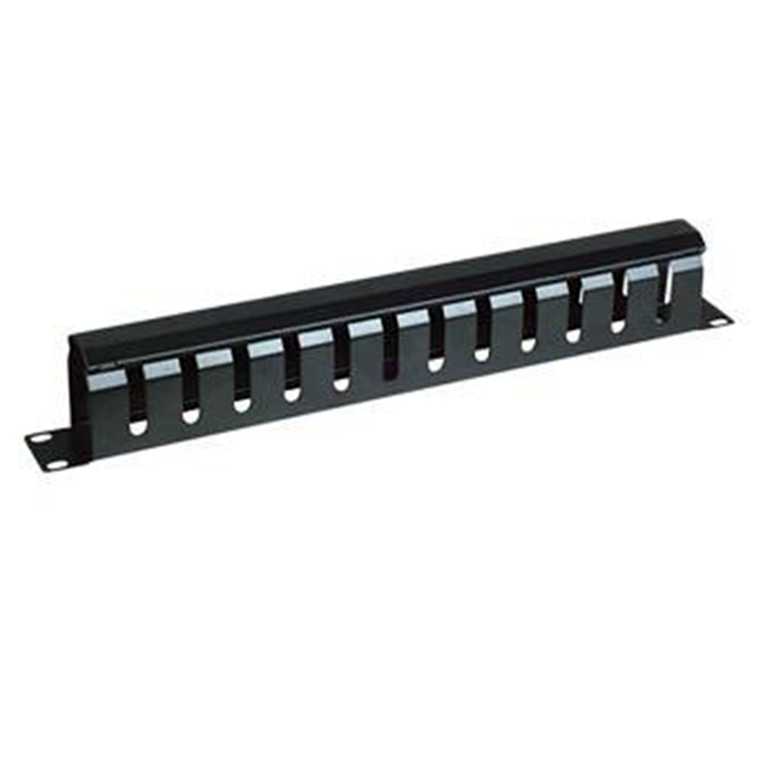 Organizador de Cables 12 Puertos para Rack 19”