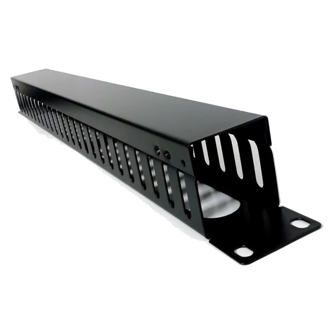 Organizador de Cables 24 Puertos para Rack 19”