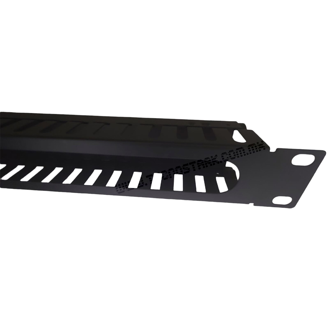 Organizador de Cables 24 Puertos para Rack 19”
